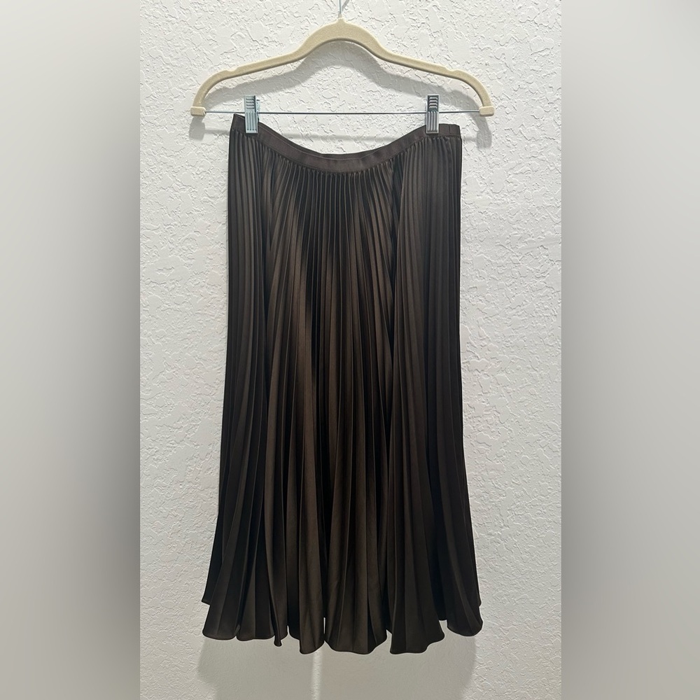 NWT Ralph Lauren Pleated Midi Skirt - Picture 6 of 11
